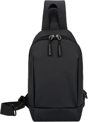 Women's Hiking Backpack Soft Leather Travel Purse Crossbody Wallet Purses with Card Slots Camera Shoulder Bag(Black)