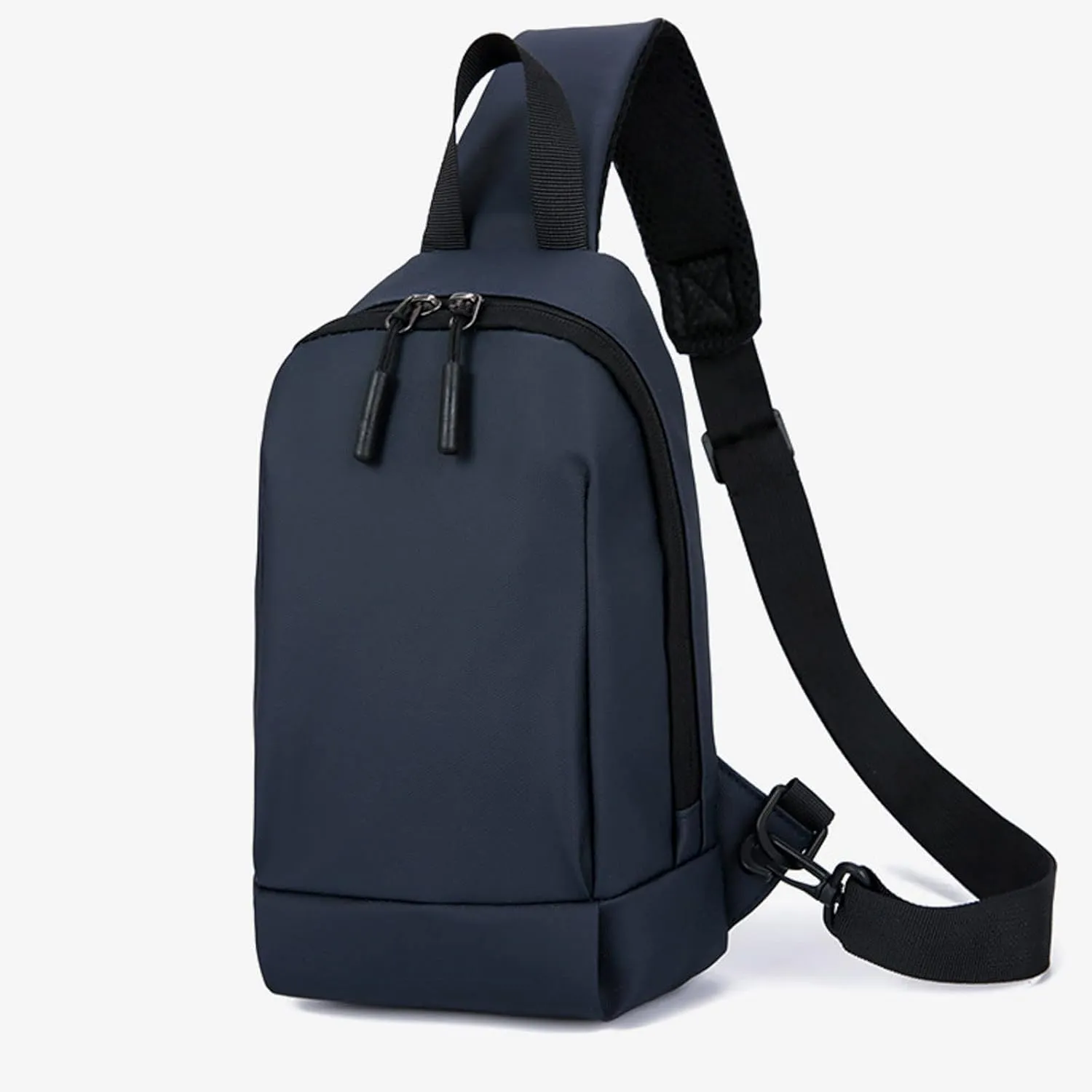 Women's Hiking Backpack Soft Leather Travel Purse Crossbody Wallet Purses with Card Slots Camera Shoulder Bag(Blue)