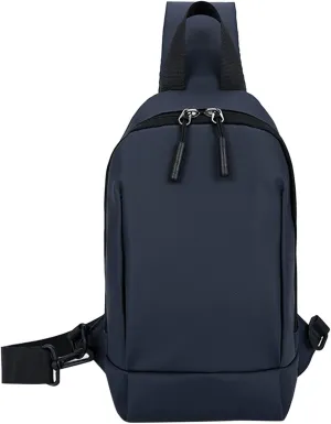 Women's Hiking Backpack Soft Leather Travel Purse Crossbody Wallet Purses with Card Slots Camera Shoulder Bag(Blue)