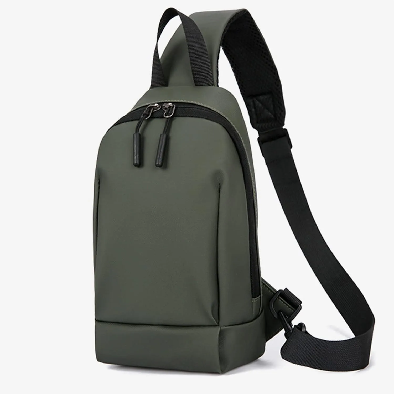 Women's Hiking Backpack Soft Leather Travel Purse Crossbody Wallet Purses with Card Slots Camera Shoulder Bag(Green)