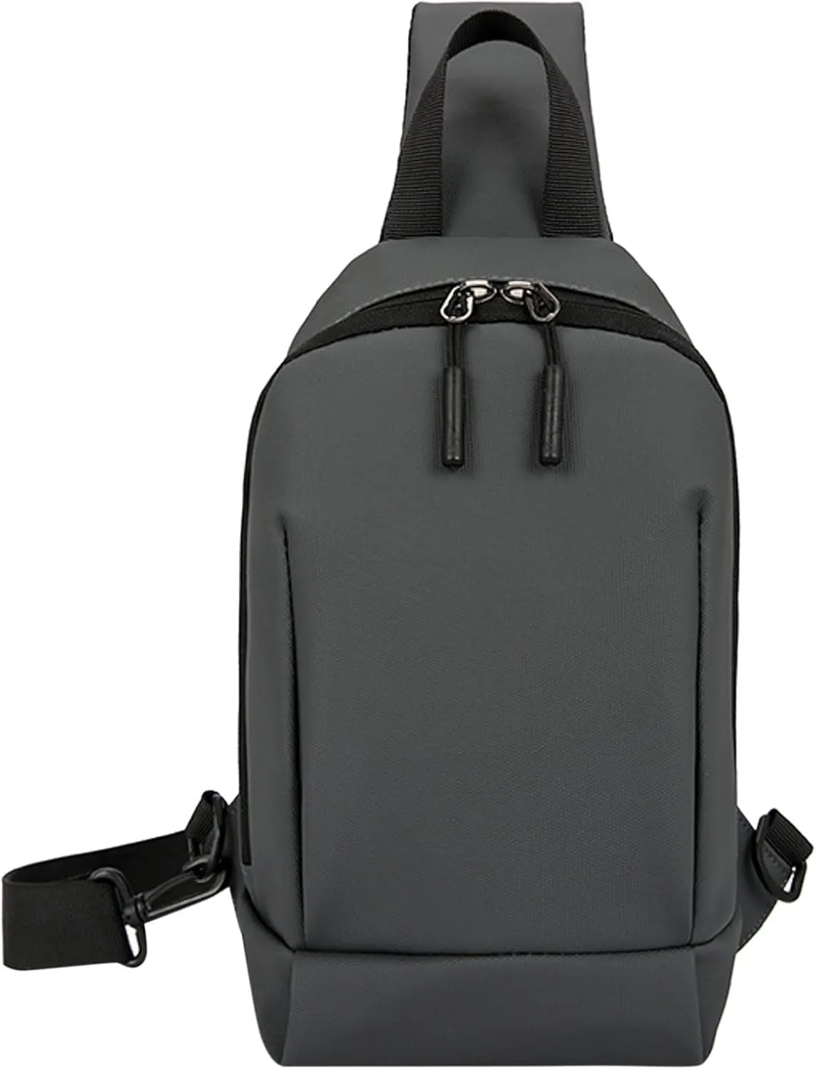Women's Hiking Backpack Soft Leather Travel Purse Crossbody Wallet Purses with Card Slots Camera Shoulder Bag(Grey)