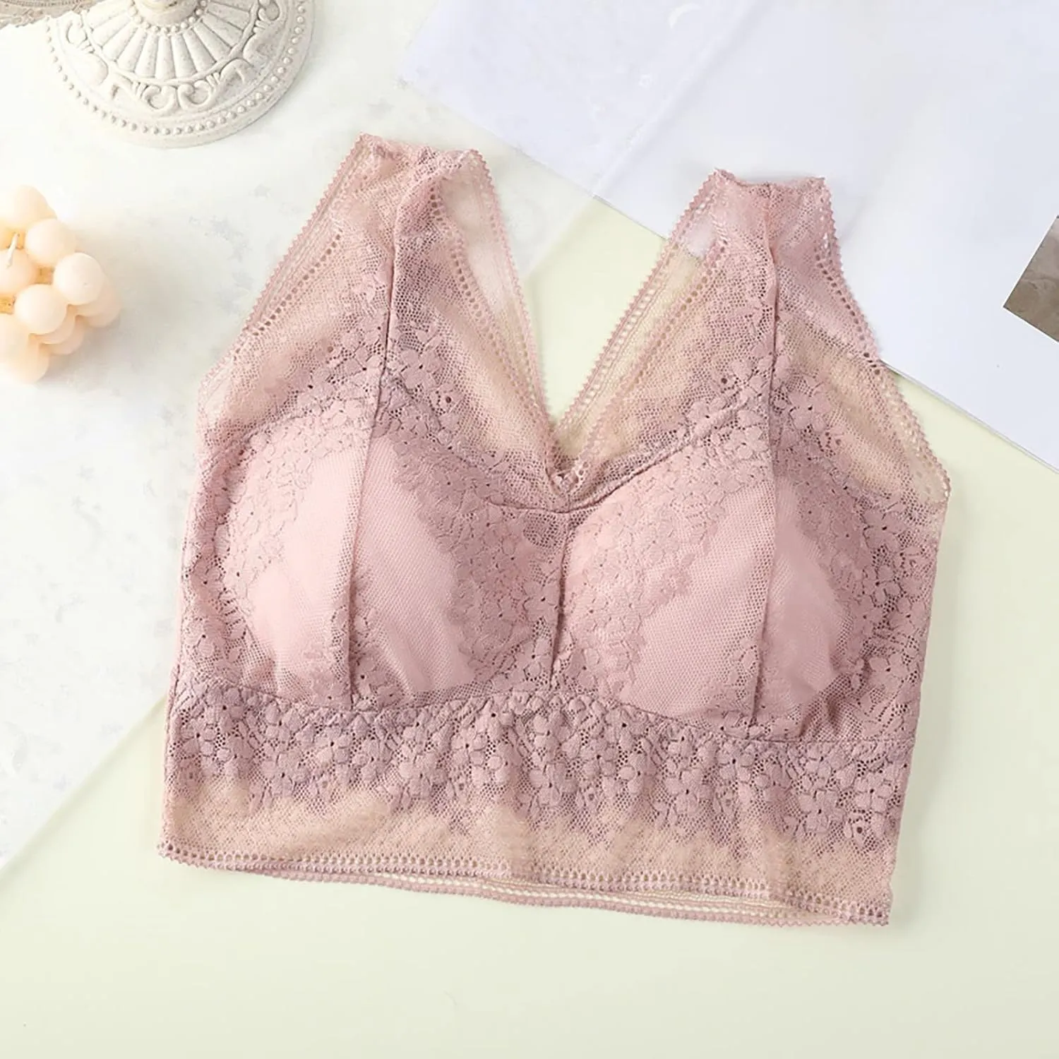 Women's Lace Sports Bras for Women High Support Compression Running Sporty High Impact Sexy Wireless Wirefree Push Up