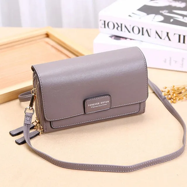 Women's Large Capacity Wallet & Shoulder Bag – Korean Style Multi-Card Handbag