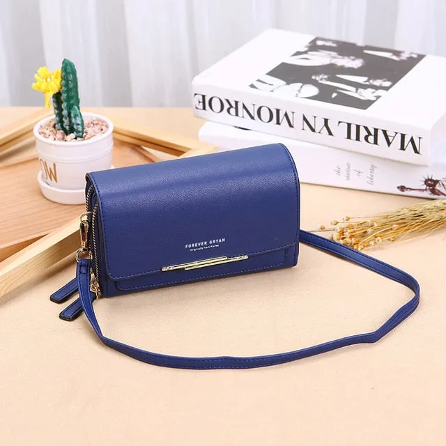 Women's Large Capacity Wallet & Shoulder Bag – Korean Style Multi-Card Handbag