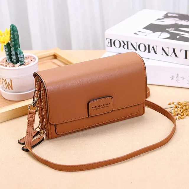 Women's Large Capacity Wallet & Shoulder Bag – Korean Style Multi-Card Handbag