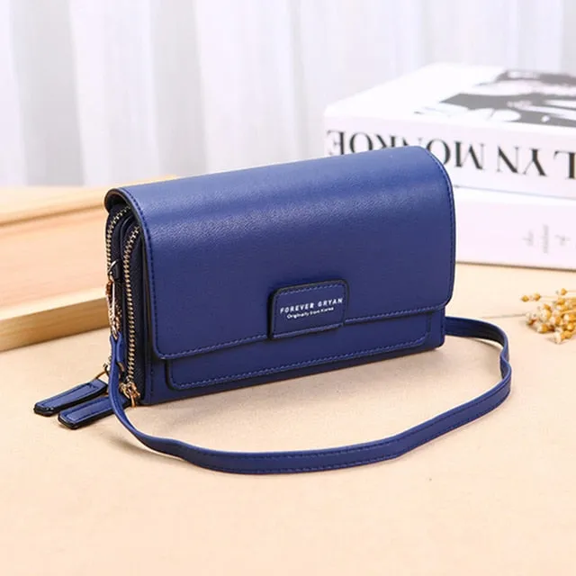 Women's Large Capacity Wallet & Shoulder Bag – Korean Style Multi-Card Handbag