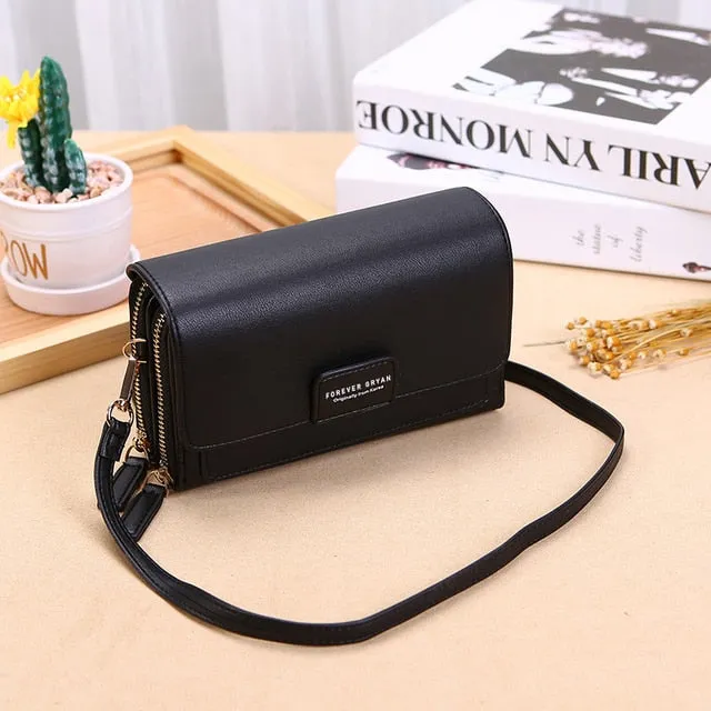 Women's Large Capacity Wallet & Shoulder Bag – Korean Style Multi-Card Handbag