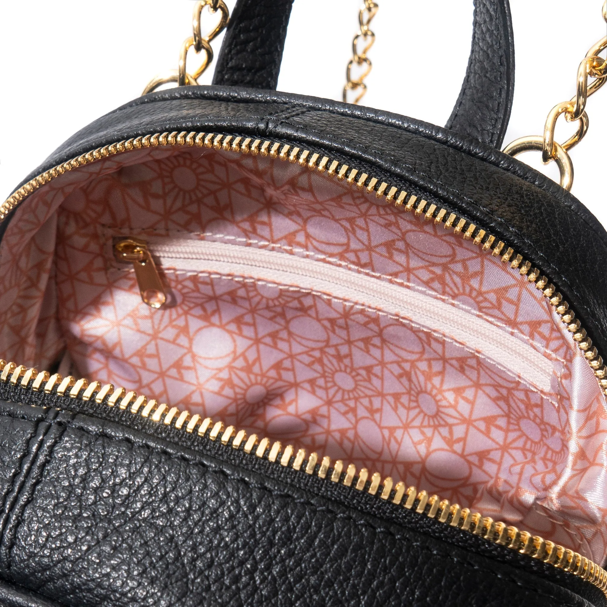 Women's Leather Mini Backpack