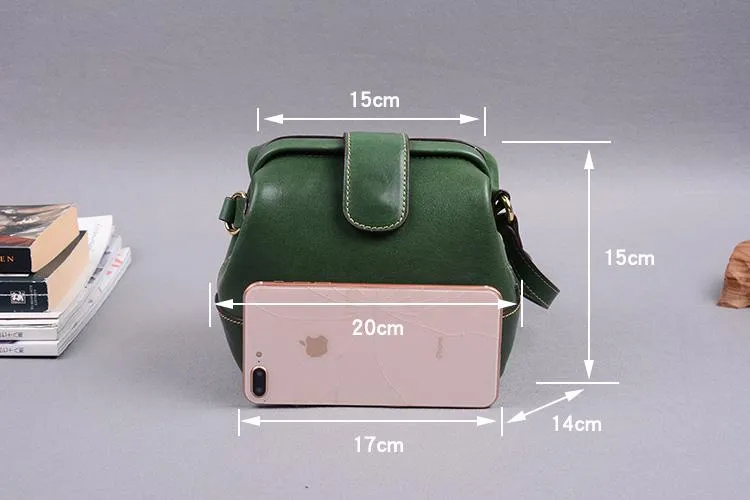 Womens Leather Small Doctor Style Bag
