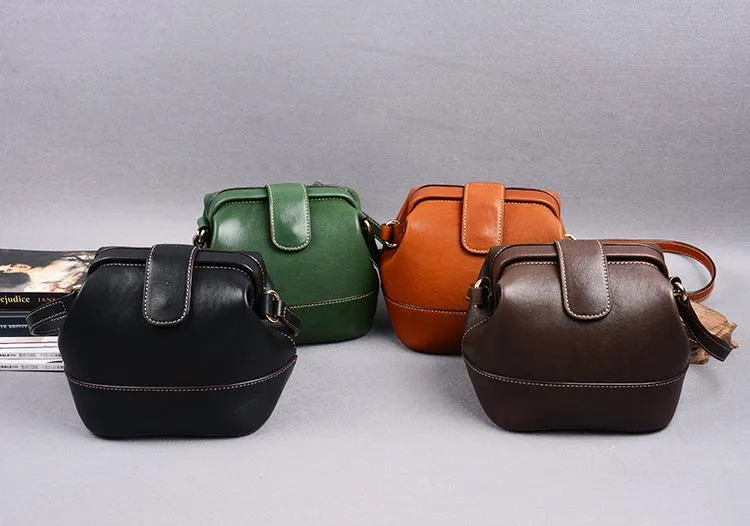 Womens Leather Small Doctor Style Bag