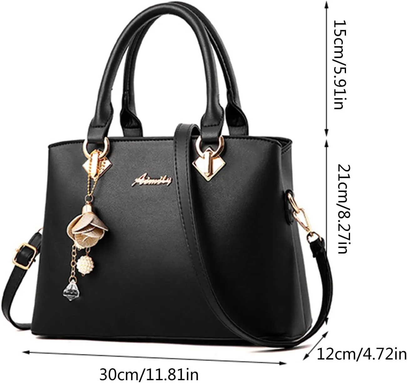 Women's Shoulder Handbags Cute Hobo Tote Handbags Clutch Purses with Zipper Closure Vacation Versatile Bag