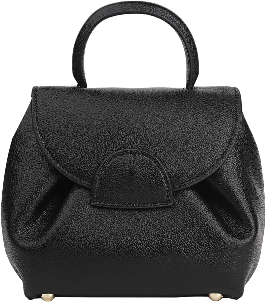 Women's Top-Handle Handbags,Top Handle Bag,Designer Bags for Women,Luxury Handbags,Mini Faux Leather Shoulder Bag