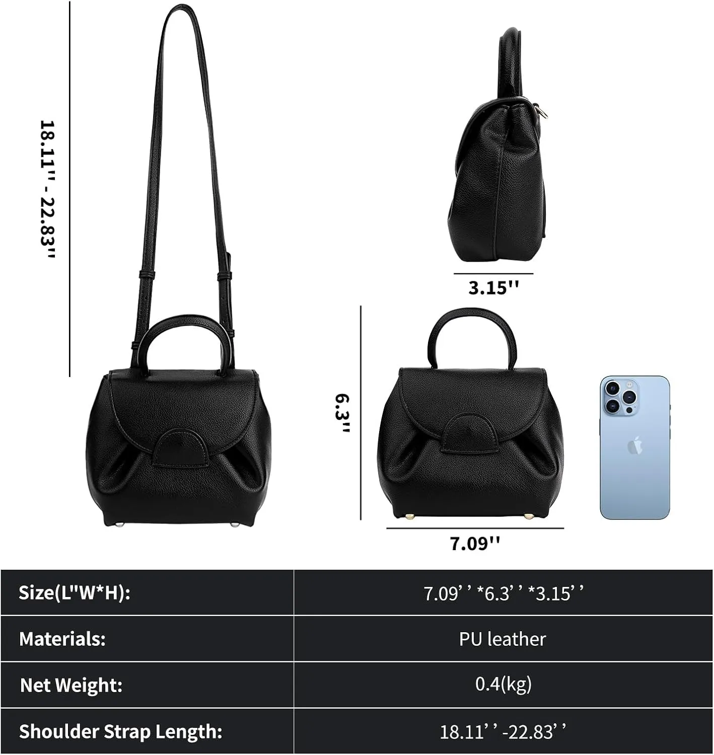 Women's Top-Handle Handbags,Top Handle Bag,Designer Bags for Women,Luxury Handbags,Mini Faux Leather Shoulder Bag