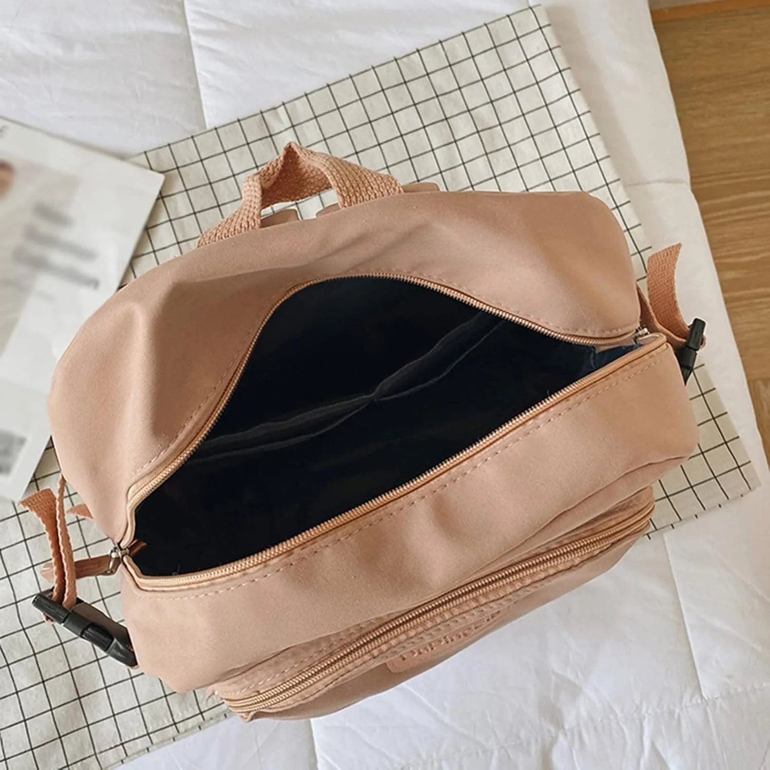 Women's Travel Cloth Lightweight Fashion Backpack Comfortable Messenger Bags Outdoor Travel Backpack for Girls(Blue)
