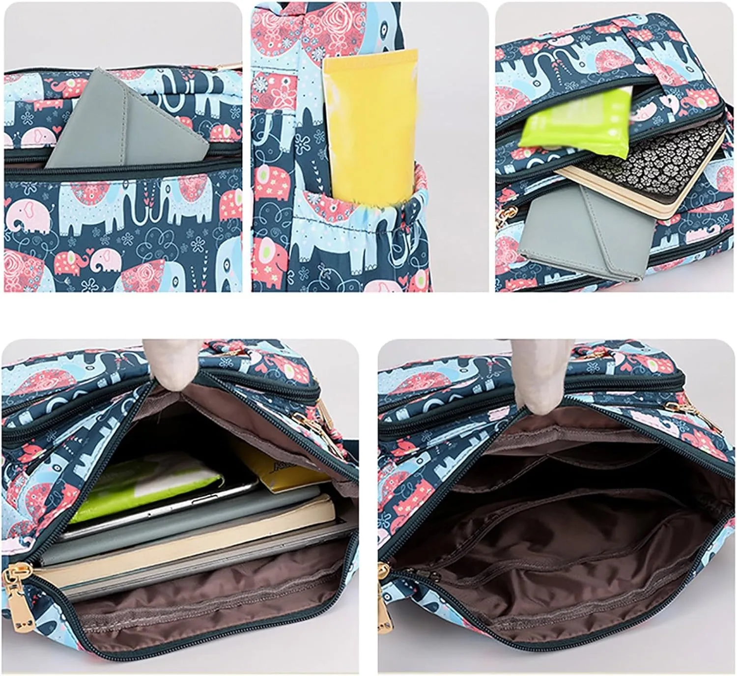 Women's Trendy Crossbody Bag Chest Bags Daypack Crossbody for Travel Sport Running Hiking Backpack Diaper Bag(F)