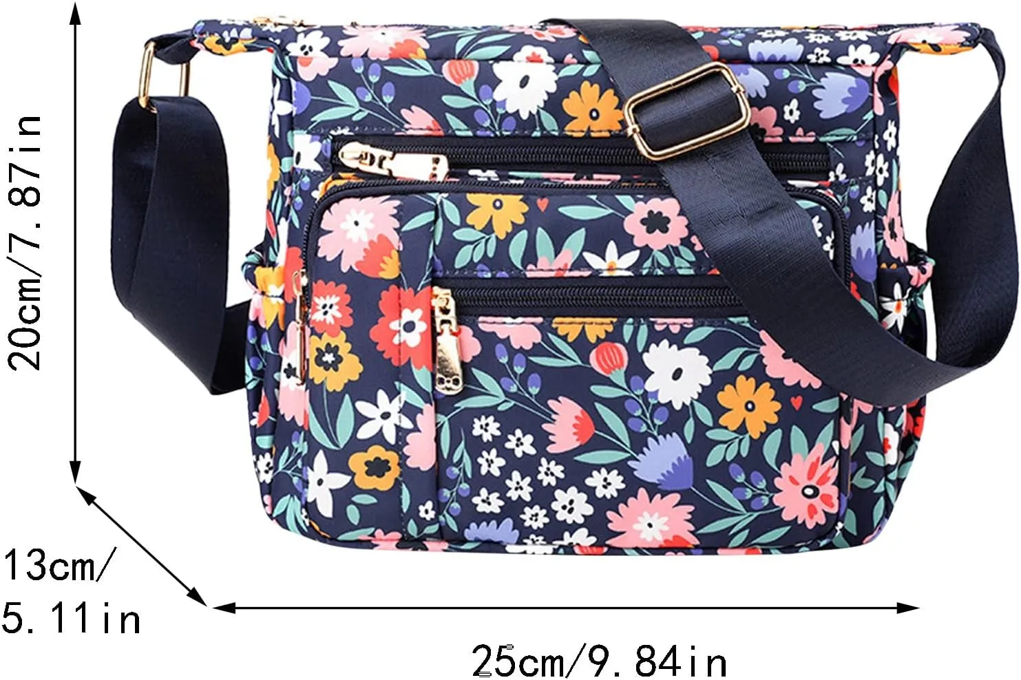 Women's Trendy Crossbody Bag Chest Bags Daypack Crossbody for Travel Sport Running Hiking Backpack Diaper Bag(F)