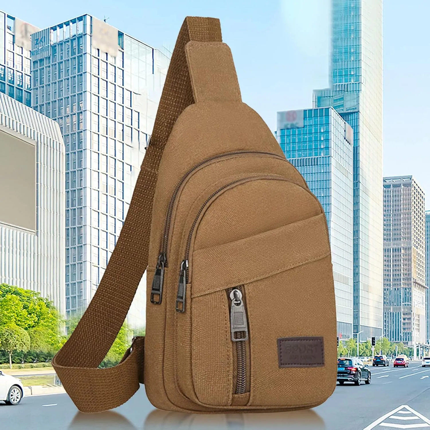 Women's Waterproof Leather Crossbody Purses Women's Crossbody Travel Purses Built In Wallet Mens Everyday Bag