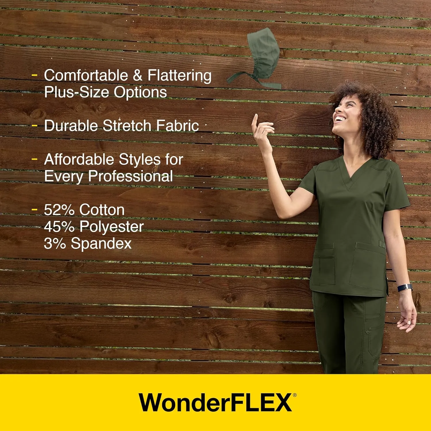 WonderWink Women's Faith Multi-Pocket Cargo Pant