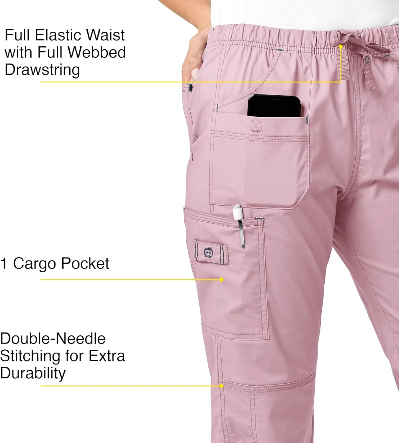 WonderWink Women's Faith Multi-Pocket Cargo Pant