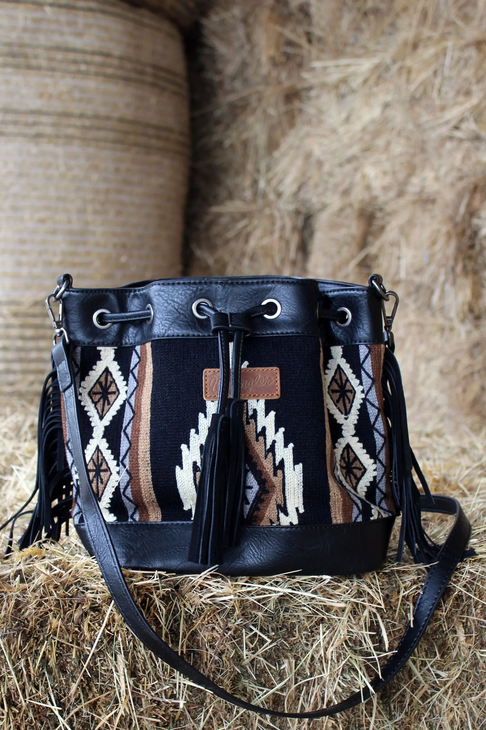 Wrangler Maya Aztec Bucket Bag