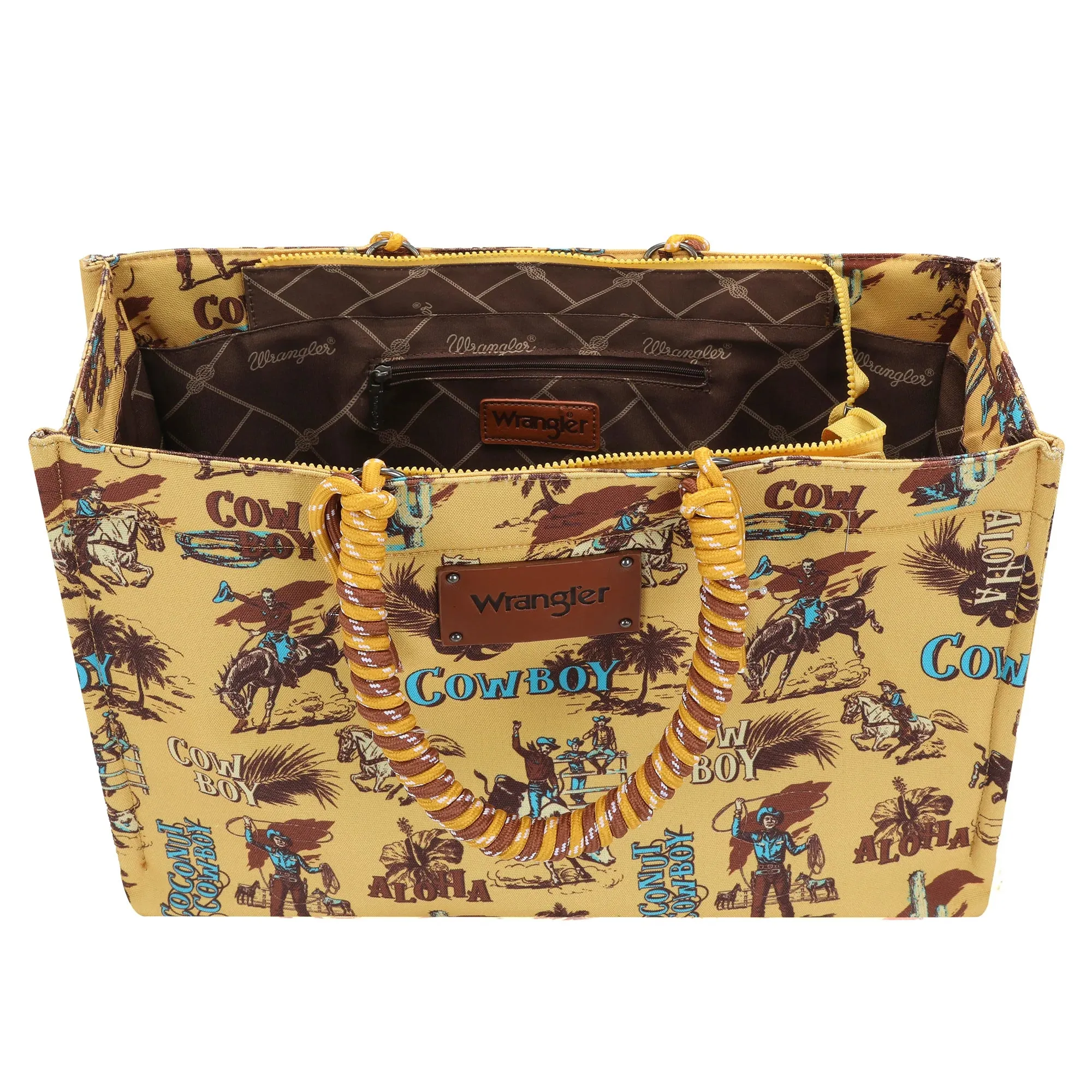 Wrangler Oversize Tote ~ Cowboy ~ Yellow