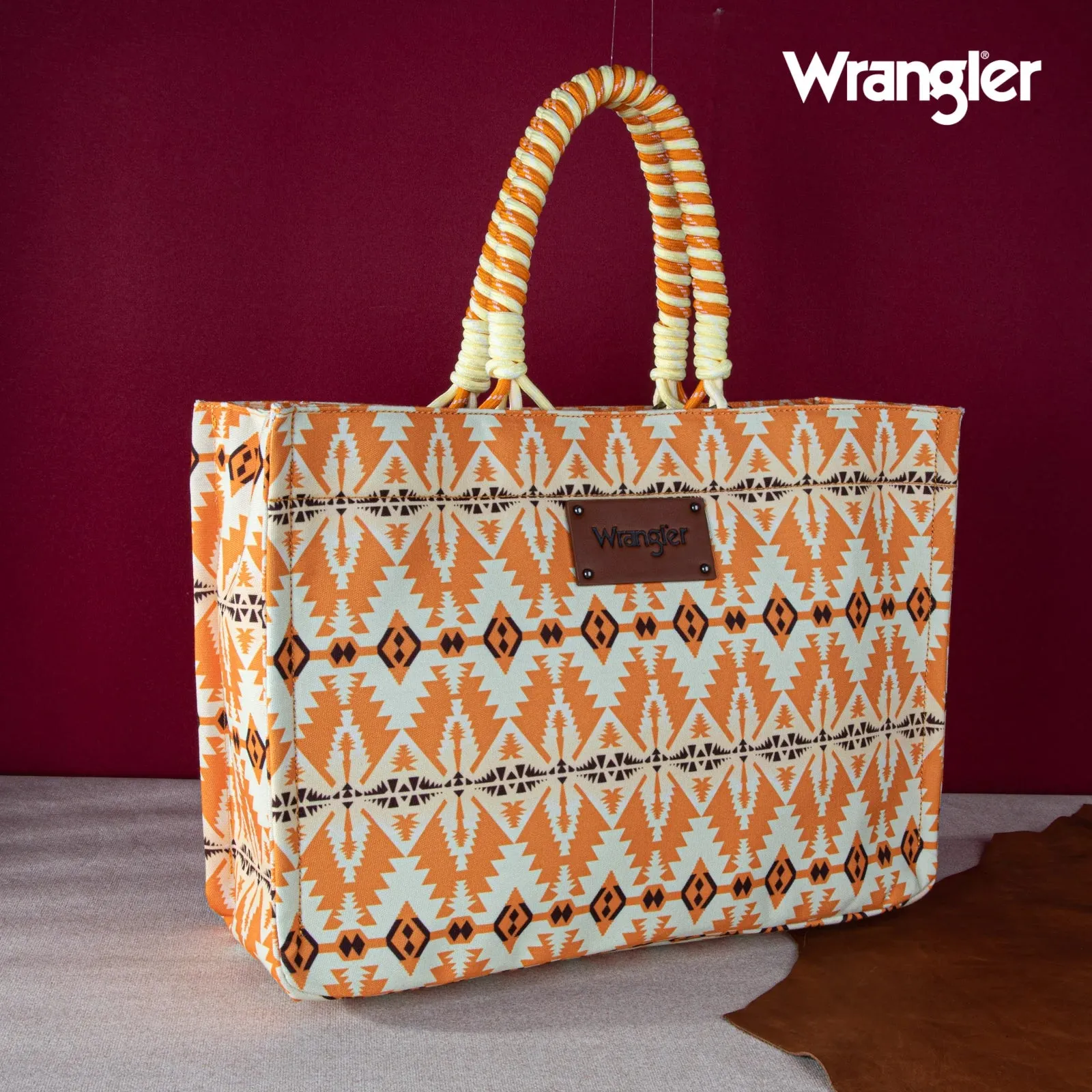 Wrangler Oversize Tote ~ Southwest ~ Yellow