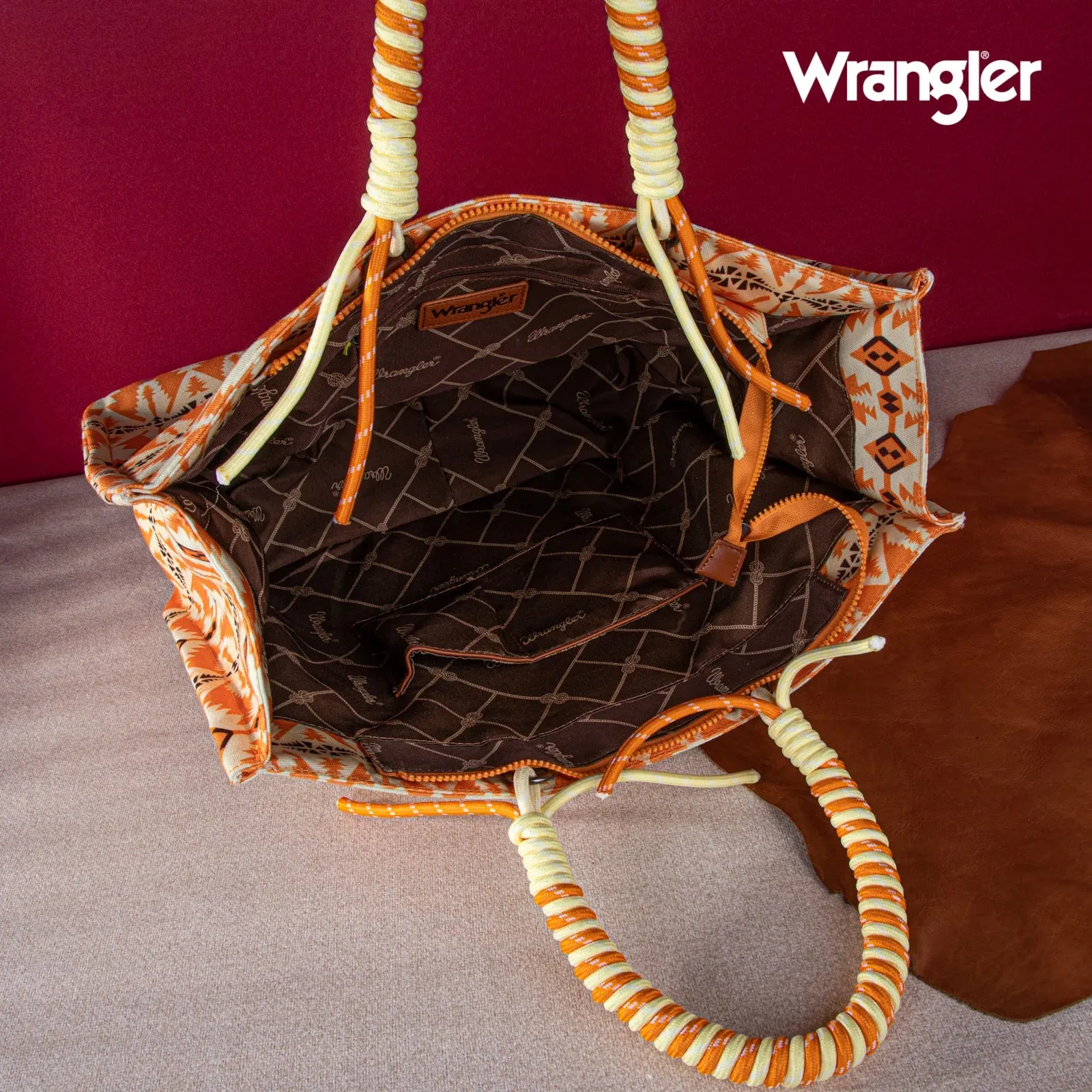Wrangler Oversize Tote ~ Southwest ~ Yellow