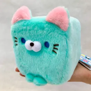 X 63046 LARGE CUBE CAT PLUSH TOYS-DISCONTINUED