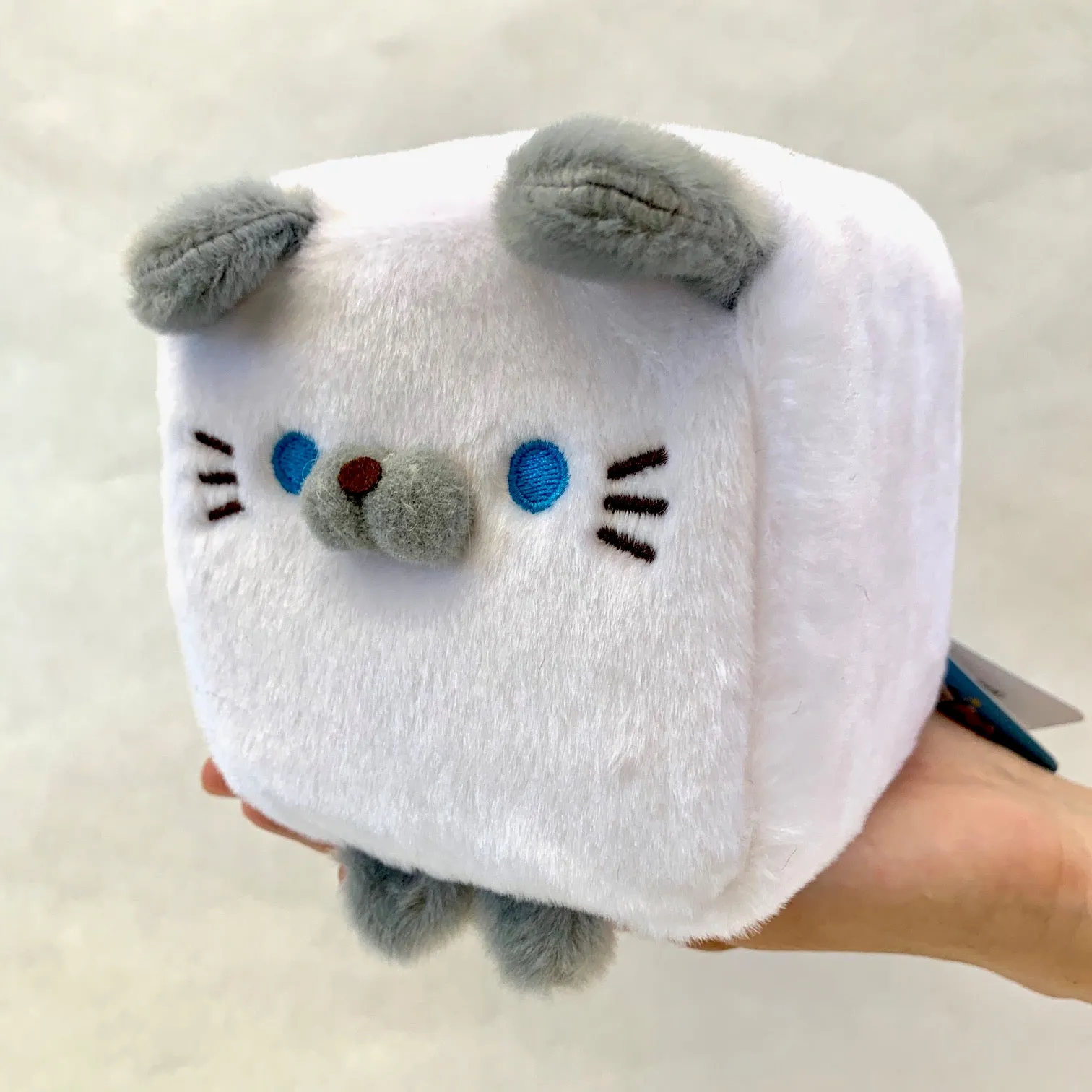 X 63046 LARGE CUBE CAT PLUSH TOYS-DISCONTINUED