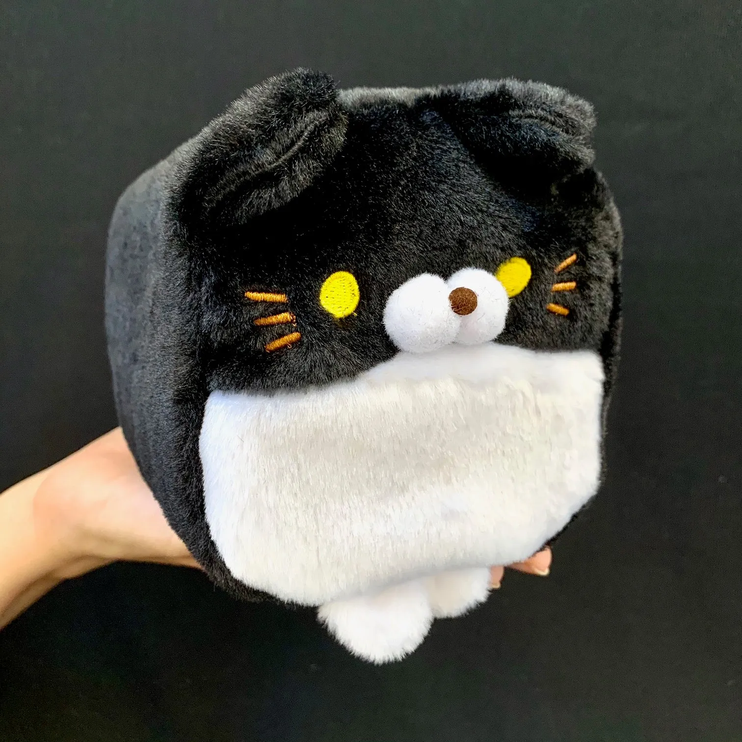 X 63046 LARGE CUBE CAT PLUSH TOYS-DISCONTINUED