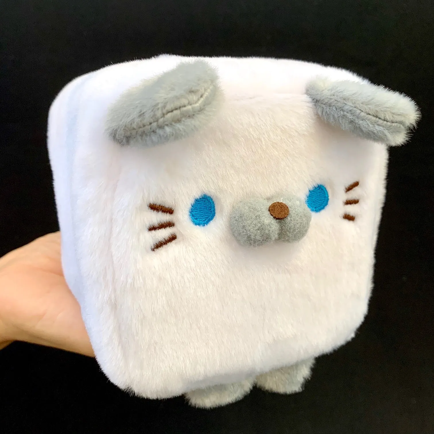 X 63046 LARGE CUBE CAT PLUSH TOYS-DISCONTINUED