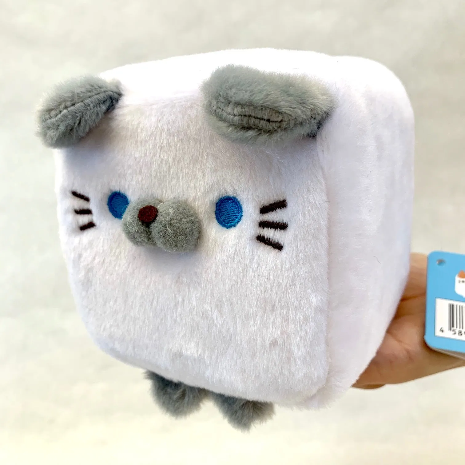 X 63046 LARGE CUBE CAT PLUSH TOYS-DISCONTINUED