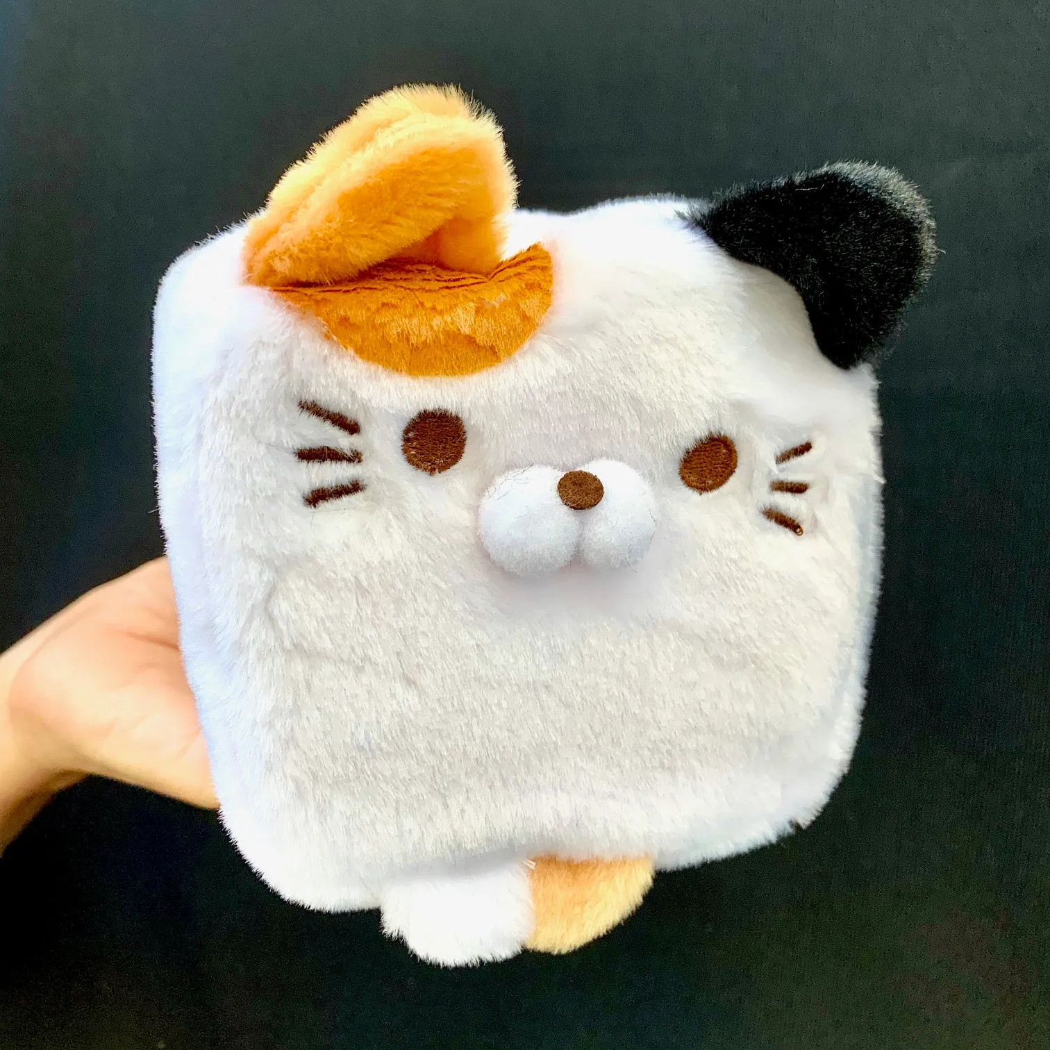 X 63046 LARGE CUBE CAT PLUSH TOYS-DISCONTINUED