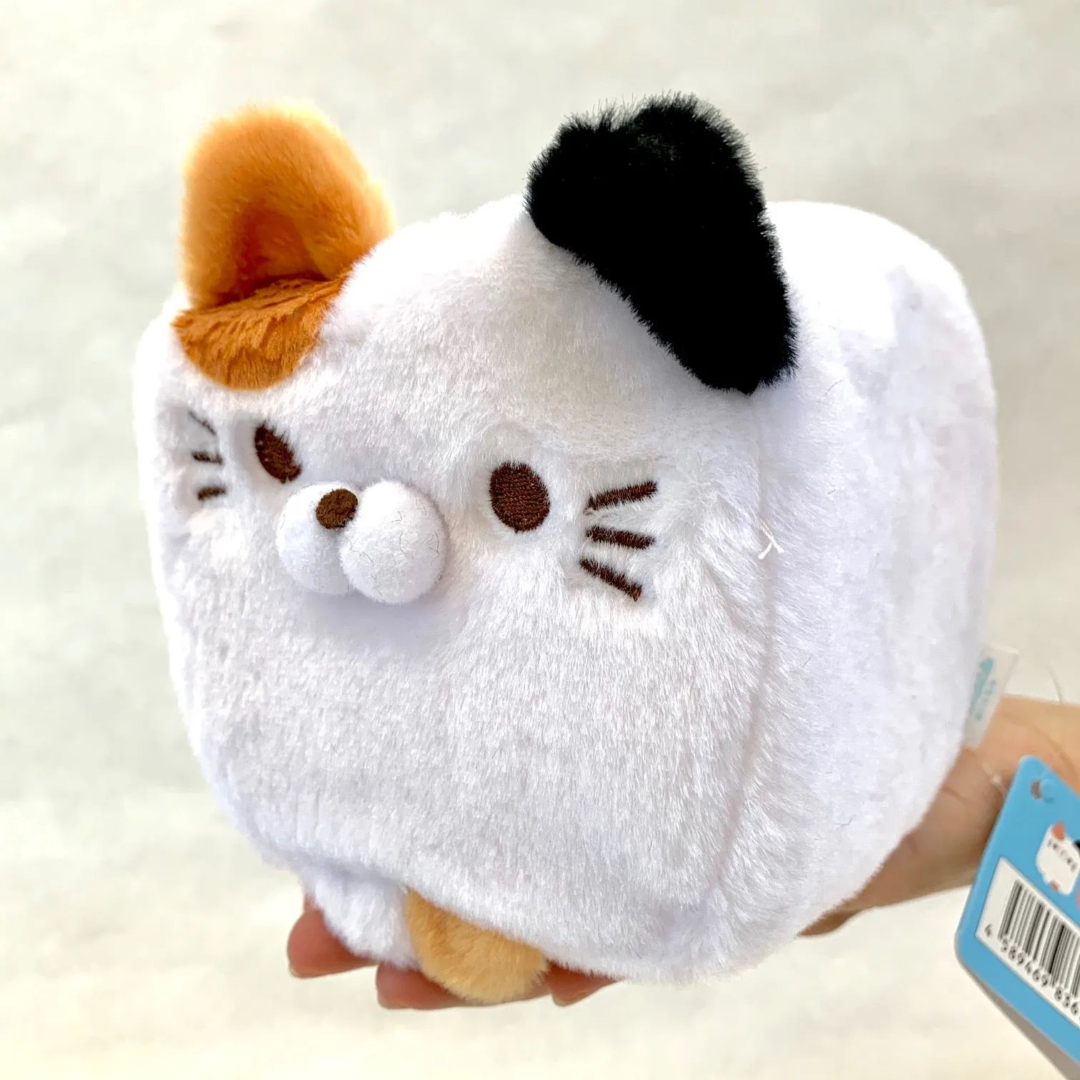 X 63046 LARGE CUBE CAT PLUSH TOYS-DISCONTINUED