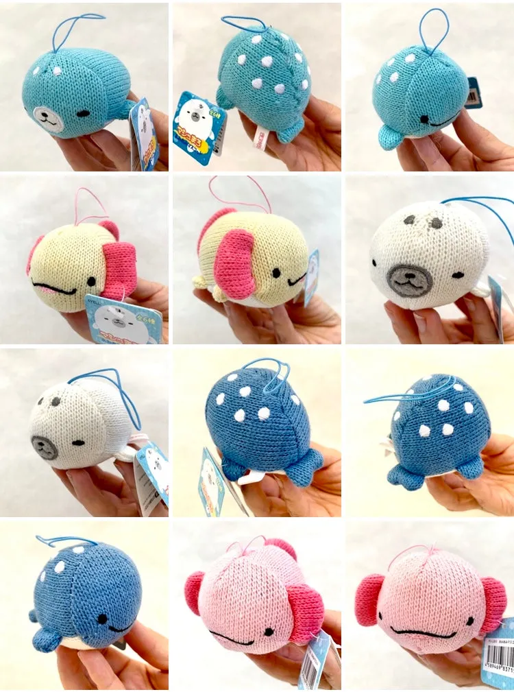 X 63052 KNITTED WHALE WOOPER LOOPER CHARM -DISCONTINUED