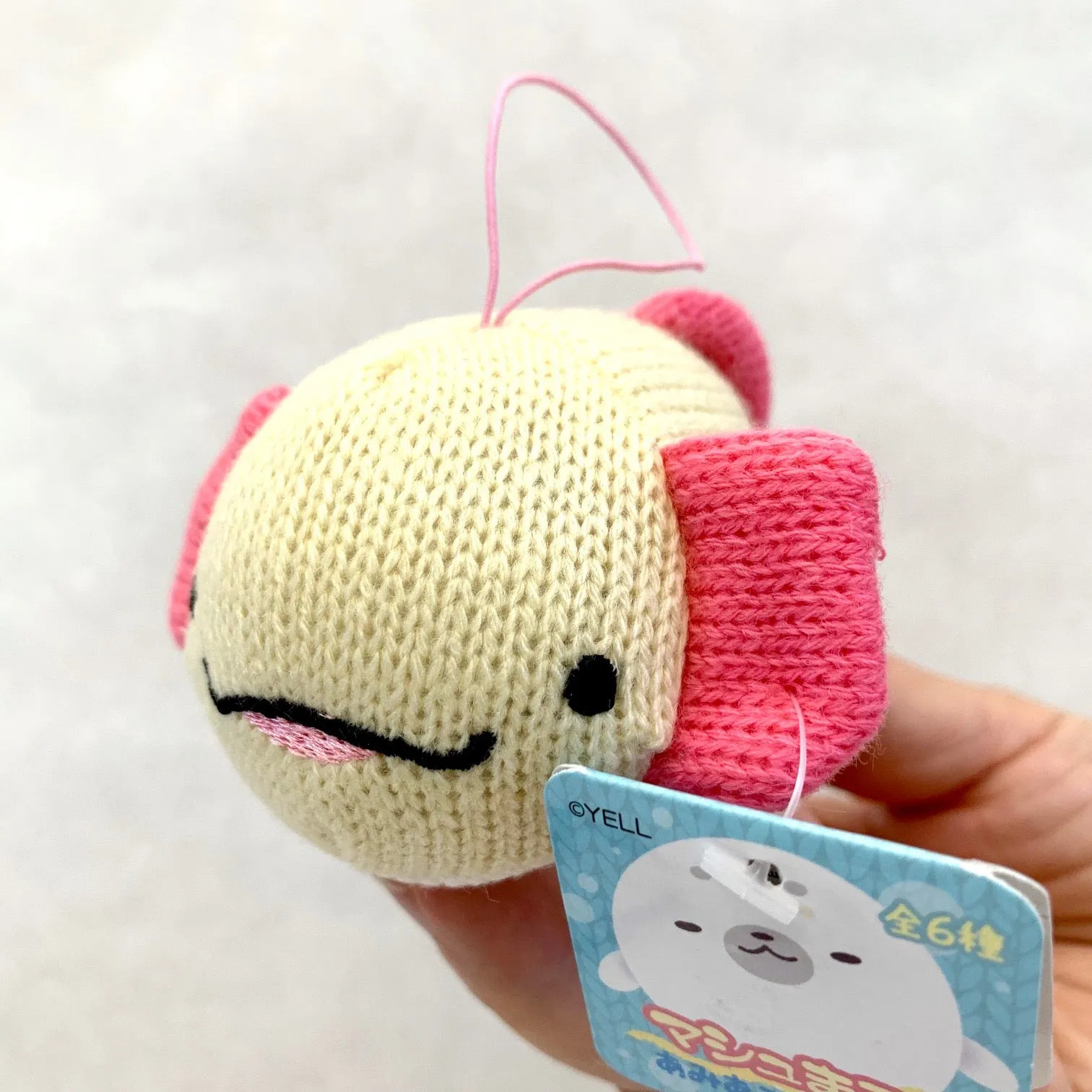 X 63052 KNITTED WHALE WOOPER LOOPER CHARM -DISCONTINUED