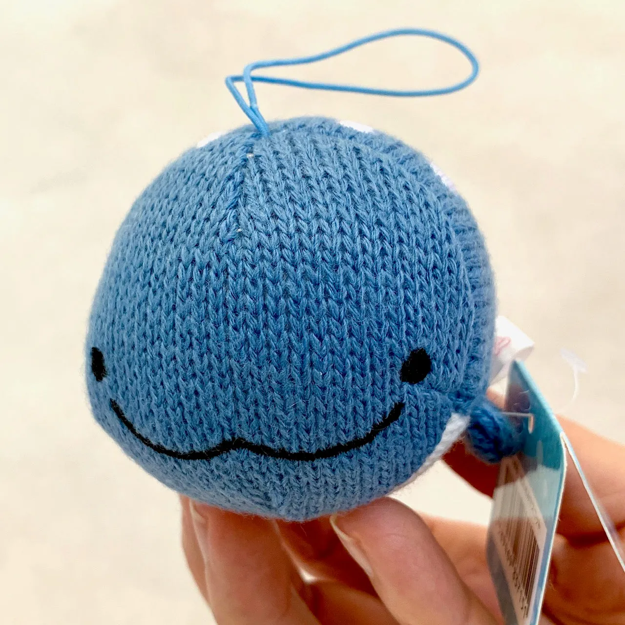 X 63052 KNITTED WHALE WOOPER LOOPER CHARM -DISCONTINUED