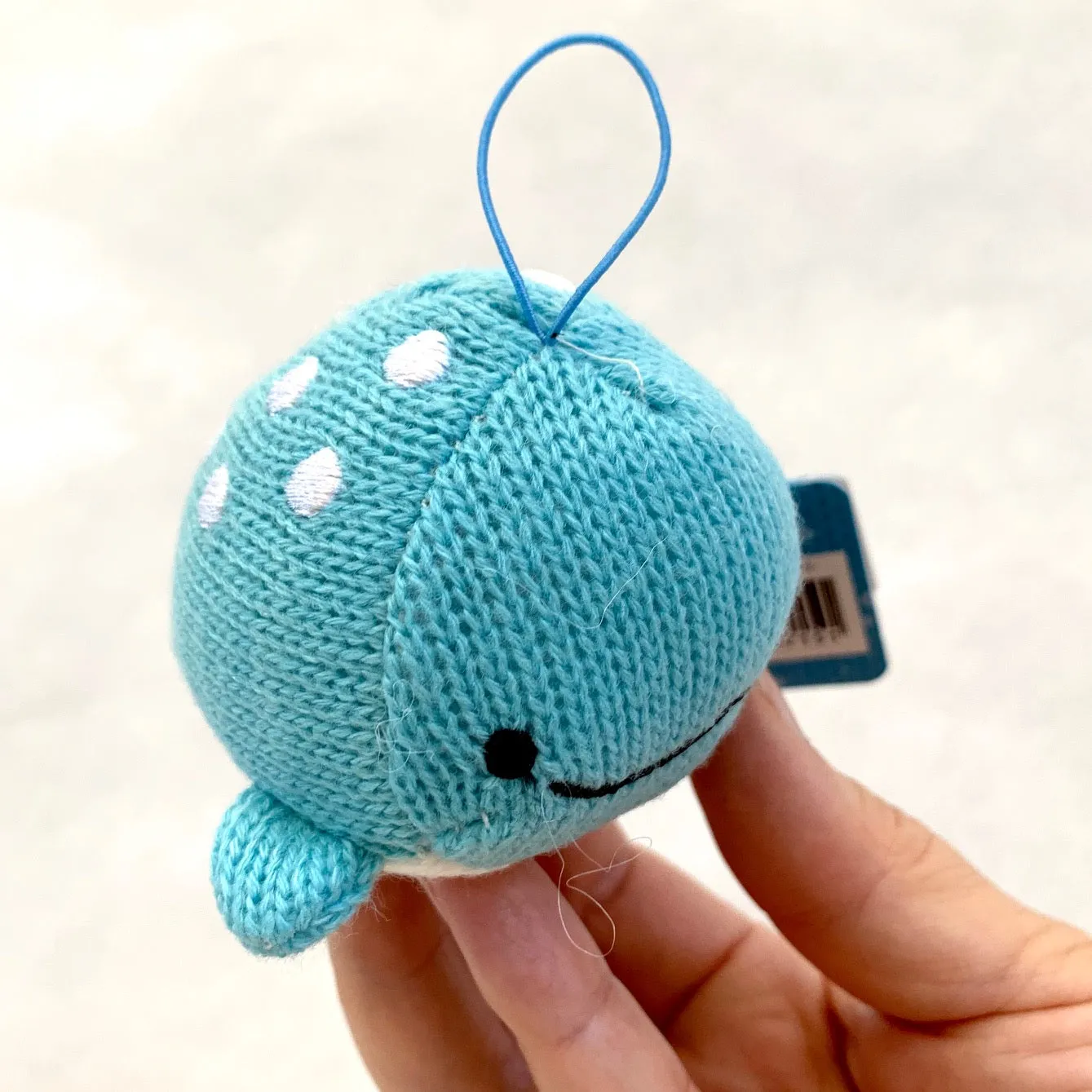 X 63052 KNITTED WHALE WOOPER LOOPER CHARM -DISCONTINUED