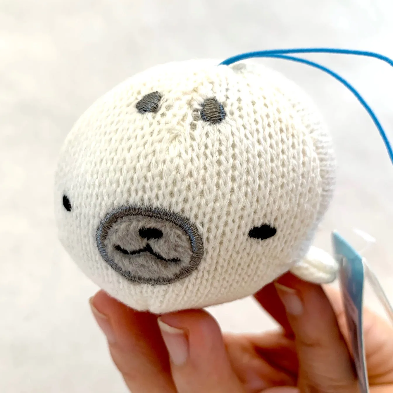 X 63052 KNITTED WHALE WOOPER LOOPER CHARM -DISCONTINUED