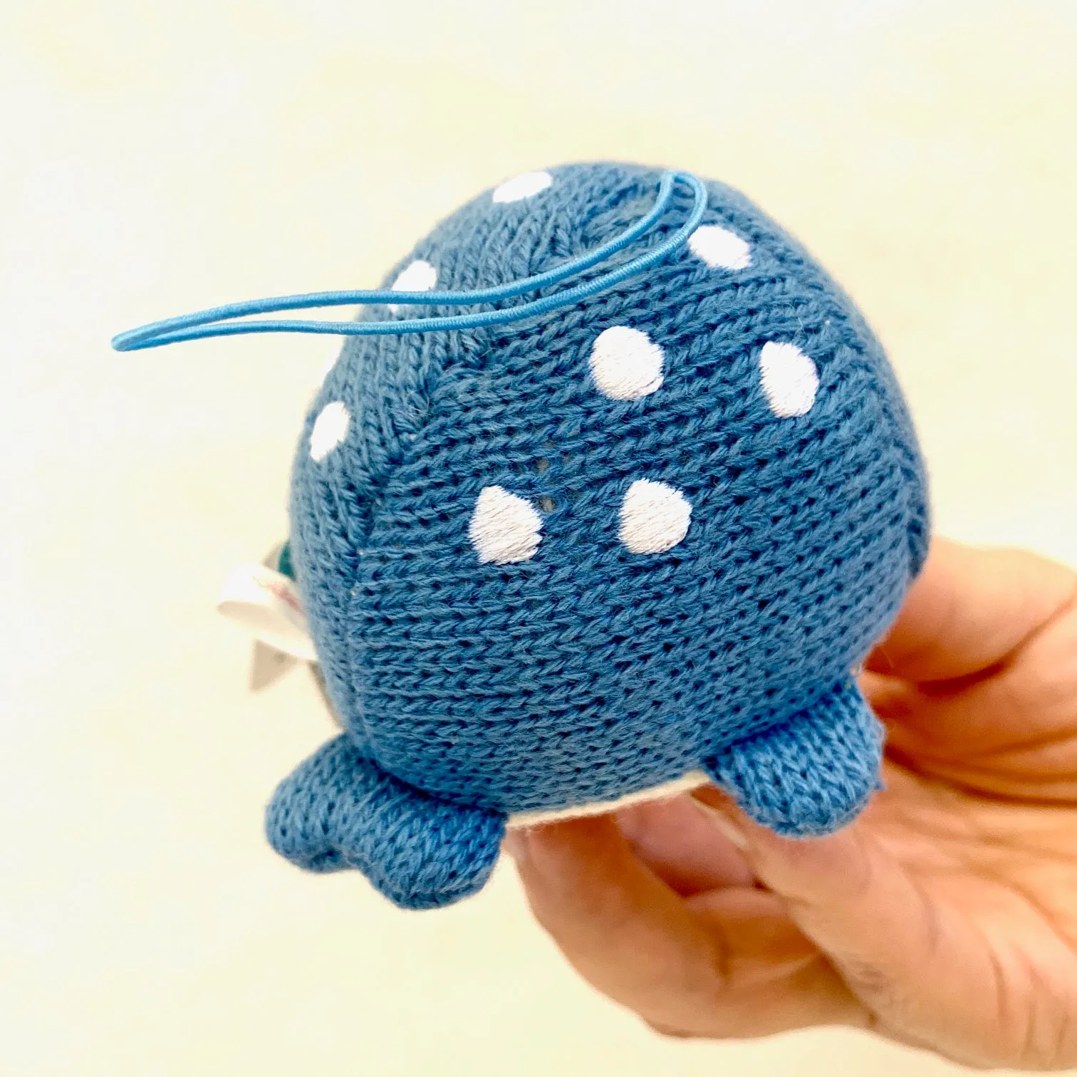 X 63052 KNITTED WHALE WOOPER LOOPER CHARM -DISCONTINUED
