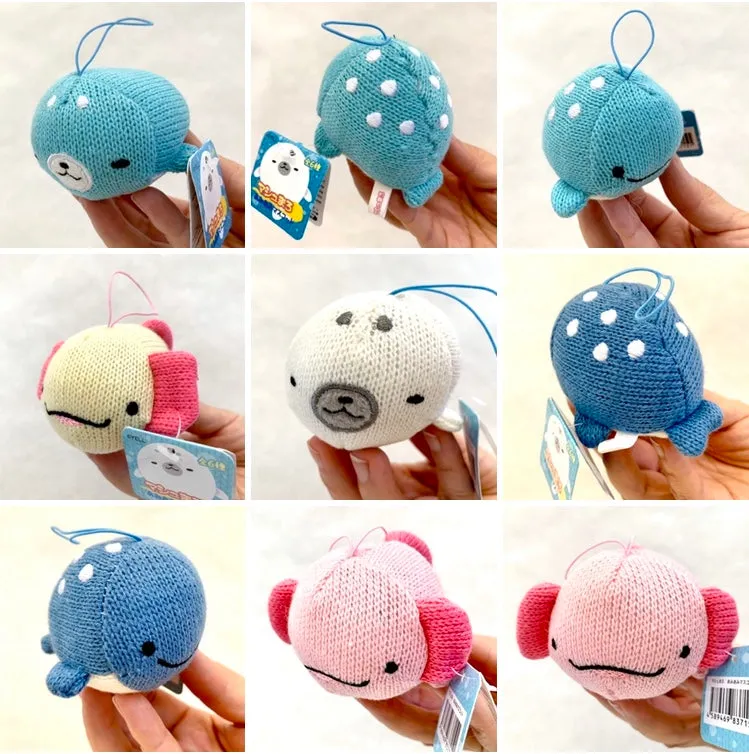 X 63052 KNITTED WHALE WOOPER LOOPER CHARM -DISCONTINUED