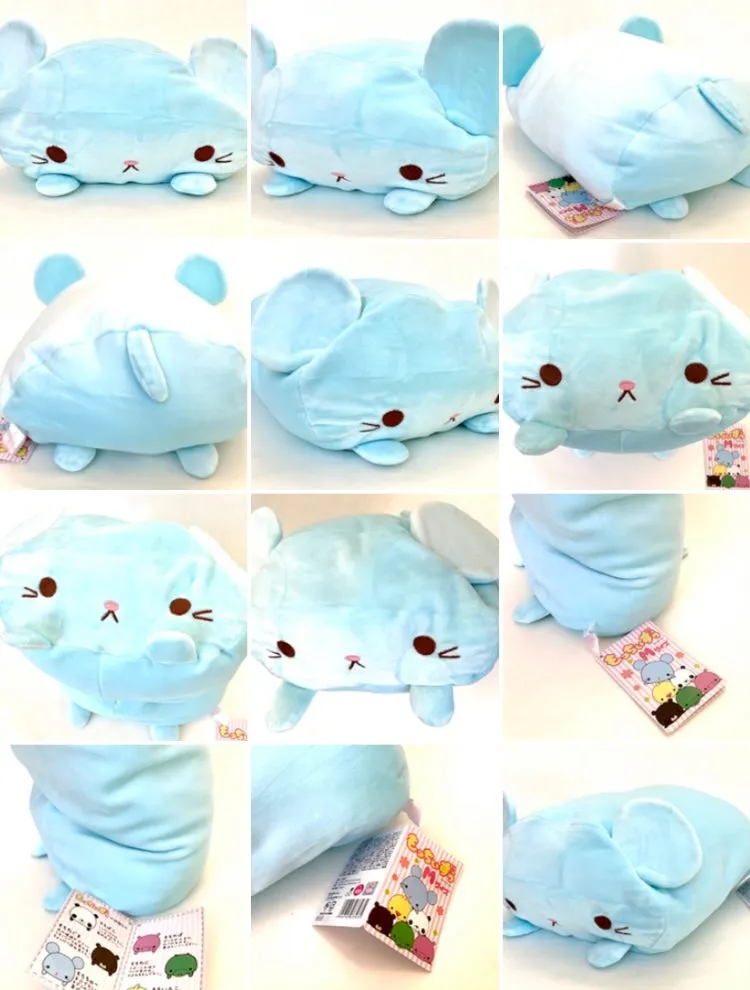 X 63091 MARSHMALLOW PILLOW-MOUSE PLUSH-DISCONTINUED