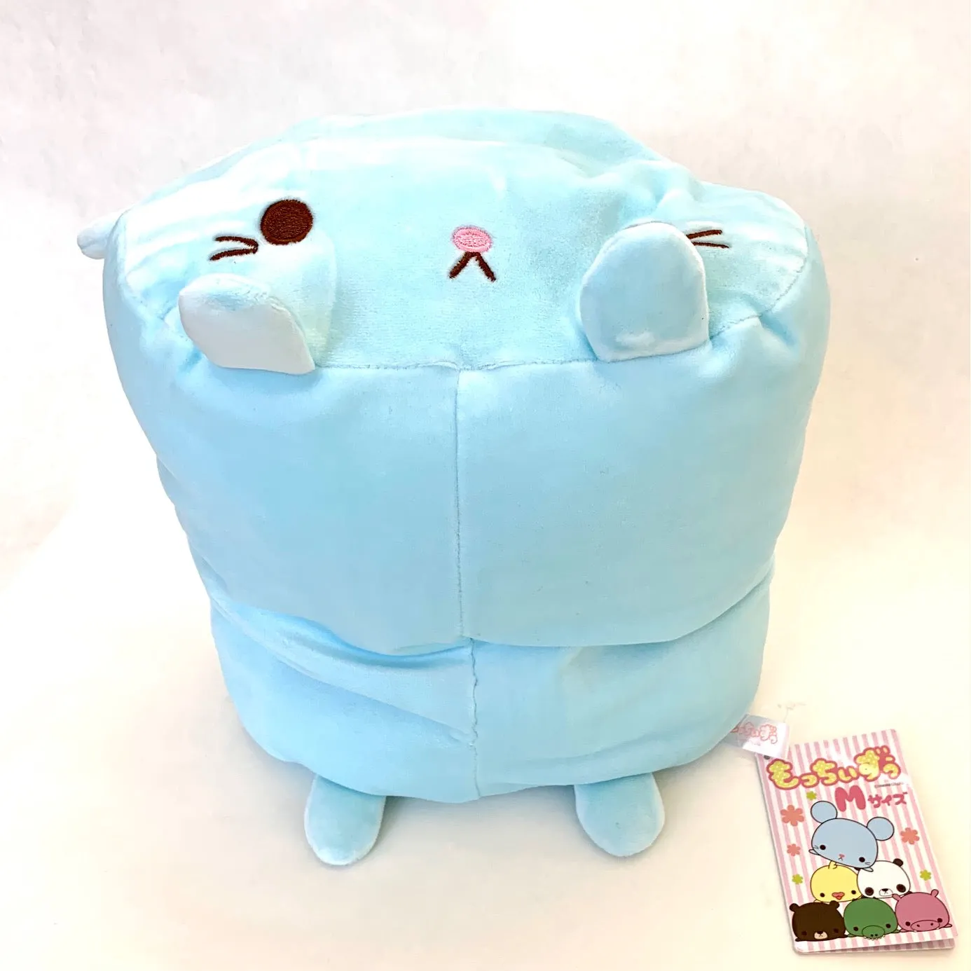X 63091 MARSHMALLOW PILLOW-MOUSE PLUSH-DISCONTINUED