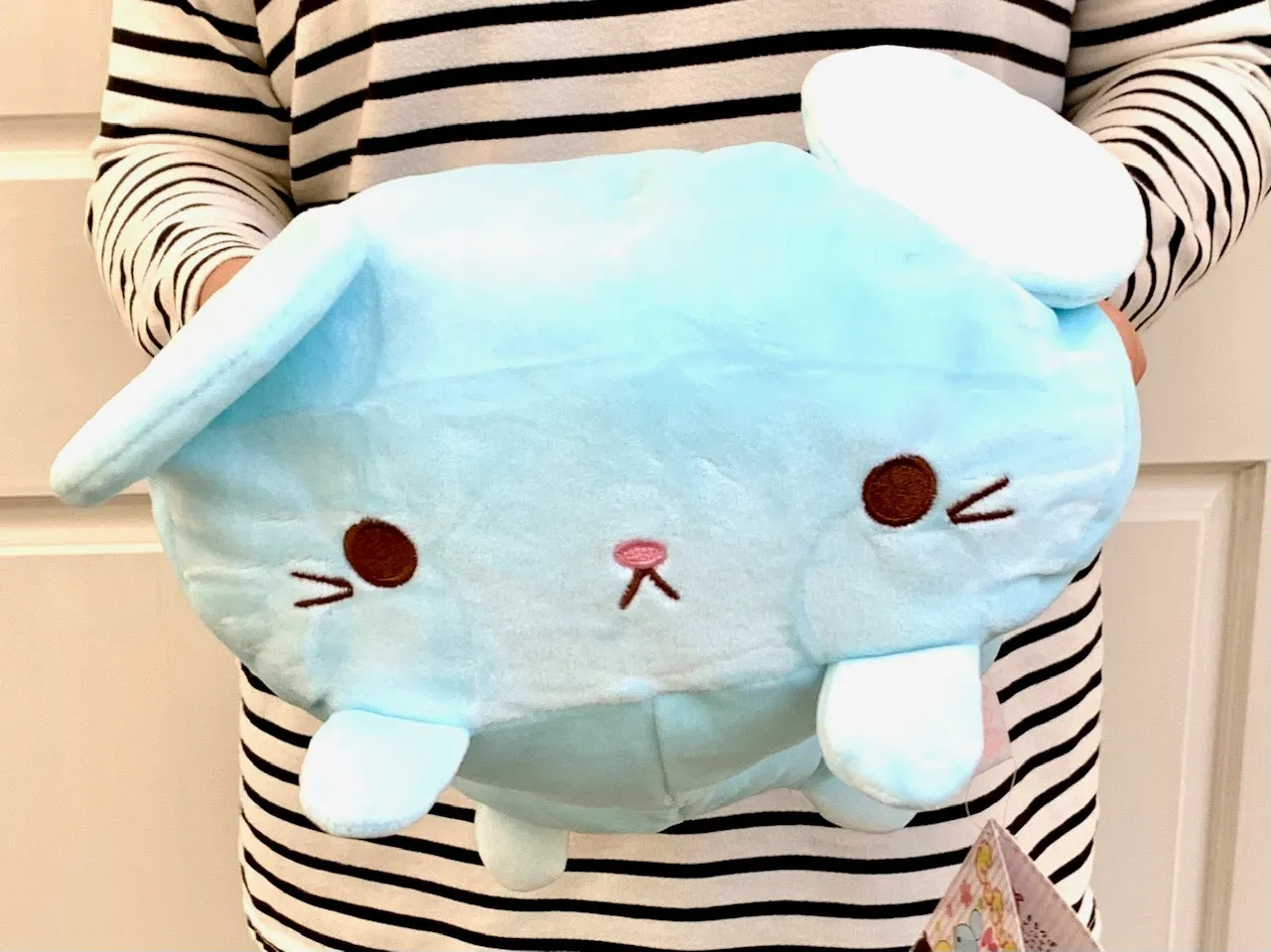 X 63091 MARSHMALLOW PILLOW-MOUSE PLUSH-DISCONTINUED