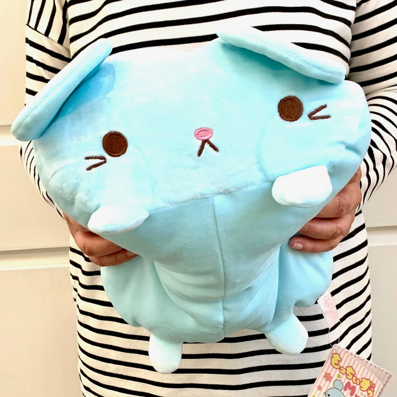 X 63091 MARSHMALLOW PILLOW-MOUSE PLUSH-DISCONTINUED