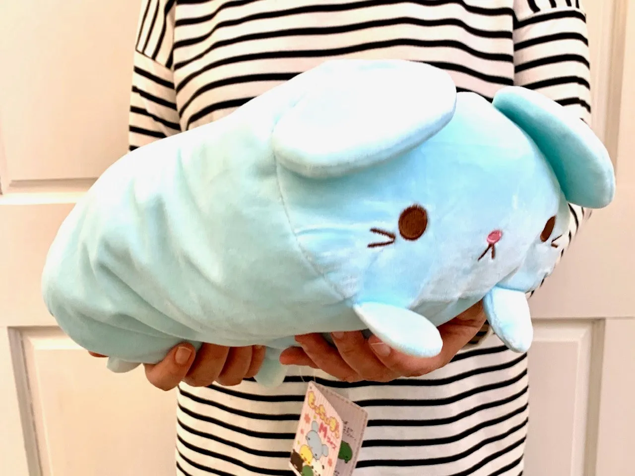 X 63091 MARSHMALLOW PILLOW-MOUSE PLUSH-DISCONTINUED