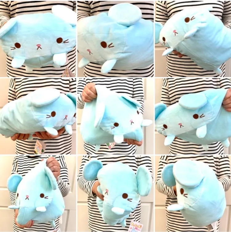 X 63091 MARSHMALLOW PILLOW-MOUSE PLUSH-DISCONTINUED