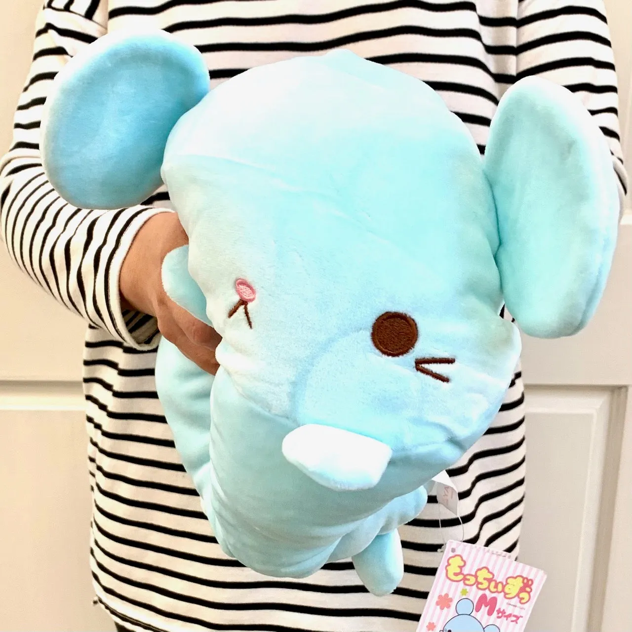 X 63091 MARSHMALLOW PILLOW-MOUSE PLUSH-DISCONTINUED