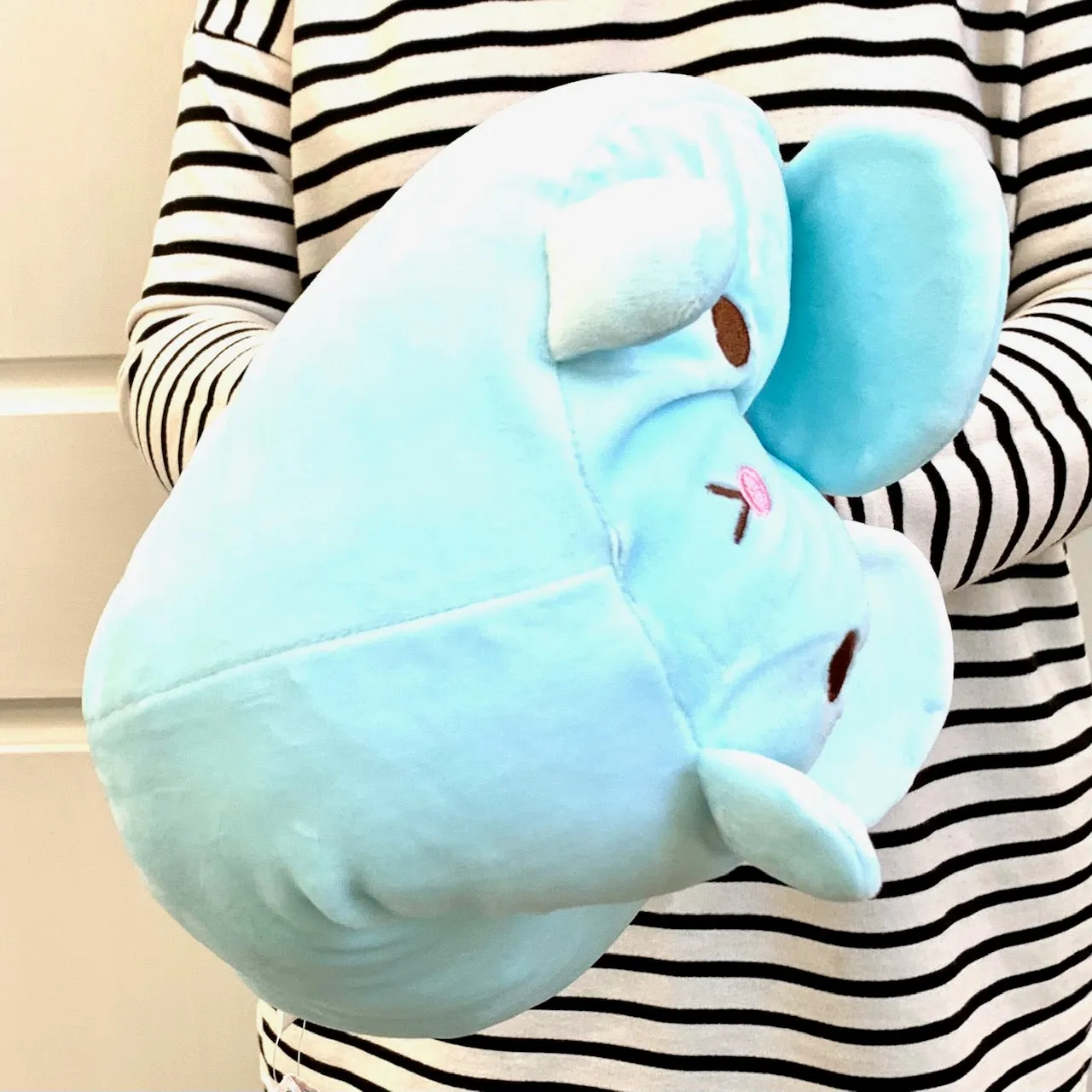 X 63091 MARSHMALLOW PILLOW-MOUSE PLUSH-DISCONTINUED