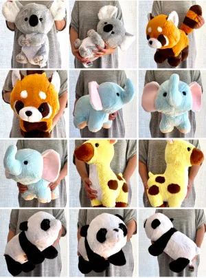 X 63222 JUMBO ZOO ANIMALS PLUSH-DISCONTINUED